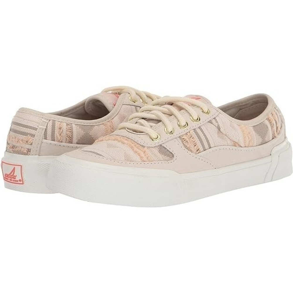 Sperry® (Women's 8.5)‎ Topsider® Soletide™ Tan Stripe Sneaker - $89